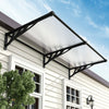 Straight Door Awning Patio Window Front Back Shelter Canopy Sun Shade Rain Cover