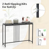 Hallway Console Table 120cm Modern Narrow Entryway Table Sofa Table