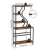 Extra Tall Plant Stand Indoor Corner Plant Holders Solid Industrial Bookshelf