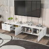 TV Stand Cabinet TV Entertainment Unit With 2 Drawers 2 Doors for Living Room