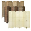 Hand Made Weave Wicker Folding Room Divider Privacy Screen Separator 3/4/6 Panel