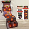 3D Vibration Comfier Massage Mat W/ Heat Pad Full Body Massage Bed Foot Massager
