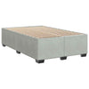 Box Spring Bed with Grey 120x200 Q3I3