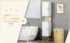 Tall Bathroom Cabinet Slim High Cupboard Storage Unit Shelving Narrow Tallboy