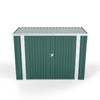 Outdoor Recycle Wheelie Bin Shed Galvanised Steel Rubbish Storage House Lockable