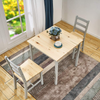 Dining Table Chairs Set 2 Seater Wooden Contemporary Kitchen Small Space