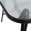 Garden Patio Square Table and 2/4 Stacking Chairs Outdoor Bistro Furniture Set