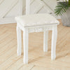 Vintage Dressing Table Desk Stool Vanity Seat Dresser Chairs Bedroom Carving Leg