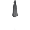 XL 3M Round Outdoor Parasol Tiltable Canopy Garden Patio Umbrella Sun Shelter