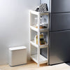 3/4 Layer Floor Caddy Shelf Organizer Bathroom Plastic Storage Rack Shower Pan