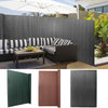 Bamboo Slat Natural Garden Fencing Privacy Screen Fence Panel Roll Green Yellow