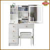 Dressing Table Makeup Vanity Set Desk with Lighted Mirror Drawer Stool Bedroom