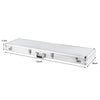 53" Long Aluminum Locking Rifle Gun Case Lock Box Shotgun Storage Box Carry Case