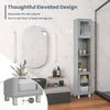 180CM Bathroom Cabinet Freestanding Slim Tower Cabinet Floor Storage Cabinet
