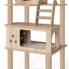 Mondeer 184cm XXL Wooden Cat Tree Cat Towers 2 Cat Houses & 11 Scratching Posts