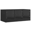 Coffee Table with Glass Doors, Side Table for Living Room Home Office J9O3