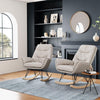 High Back Rocking Chair Rocker Armchair Soft Cozy Cushioned Seat Lounge Recliner