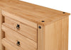 Corona Chest of Drawers Low 3+3 6 Drawer Wide Chest Sideboard