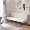 Faux Suede Velvet/Linen Fabric Upholstered Sofa Bed 3 Seater Recliner Sofabed