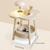 Flower Shape Bedside Table Small Side Table Bedroom Storage Furniture Assembly