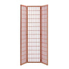 Home 3 Panel Folding Room Dividers Wall Privacy Screen Panels Plaid Separator