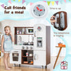 Kids Pretend Play Kitchen Toy Set Children Kitchen Playset with Storage