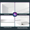 160cm White High Gloss TV Stand Cabinet Unit with RGB LED 2 Storage Doors