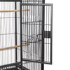 Metal Bird Cage Budgie Finch Canary Parakeet Cockatiel Parrot Cage Open Top Play