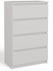 MODERN CHEST OF 4 DRAWERS - MATT FINISH FAST DELIVERY UK MADE