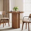 31.5" Round Dining Table for 2 Small Circle Kitchen Dinner Table for Living Room