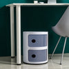 Modern Bedside Table Bedroom Sofa Side End Multi-functional Round Storage Unit