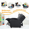 Kids Recliner Chair Ergonomic PU Leather Lounge Sofa w/ Adjustable Footrest