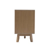 Modern Double Doors TV Cabinet Stand Unit with Storage Space Shelves Dark Brown