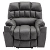 Massage Heat Armchair Single Sofa Electric Riser Lounge Recliner Chair Grey