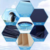 Large Pet Dog Bathtub Puppy Foldable Swimming Pool Portable Paddling Bath Blue
