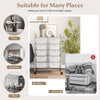 10-Drawer Storage Cart Home Organizer Storage Unit Trolley Utility Cart Clear