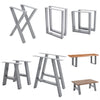 Steel Table Legs Trapezium Frame X Frame Dining Coffee Bench Desk Feet Stand DIY