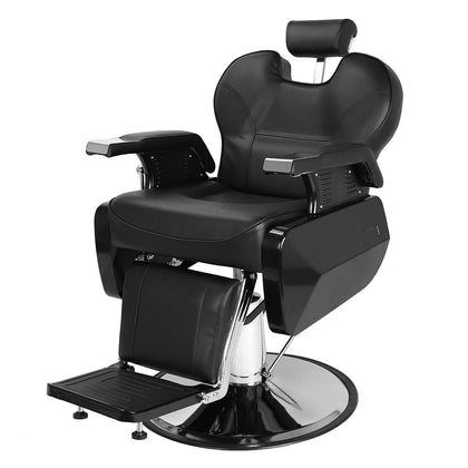 Luxus Heavy Duty Barber Chair Hair Beauty Salon Spa Equipment Recline 360 Swivel