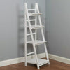 4 Tier Ladder Shelf Storage Shelving Unit Wooden Bookcase Plant Display Stand