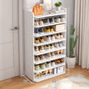 Shoe Cabinet Rack Storage Cupboard Footwear Stand Wooden Hallway Shelves 8 Tiers