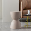 Set of 4 Round Stool Bench Sandglass Shaped Plant Stool End Tea Table Shoe Stool