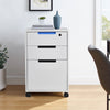 Office Home Metal Filing Cabinet Cupboard on Castors Cabinet 3-10 Drawer Storage