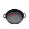 Cast Iron Cookware Frying Pan Grill Baking Pot Skillet Pizza Pan Deep 23-35cm