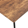 Modern Dining Table and Chairs Bench Set 4 Padded Seats Metal Frame Kitchen Home