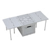 Collapsible Folding Camping Table Outdoor Plastic Storage Case Container Box Bin