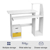 PC Computer Table Desk Workstation Home Office or Bedroom Gaming with Doors UK