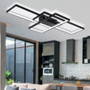 Modern Chandelier LED Lamp Black Frame Ceiling Light Living Room Pendant Lights