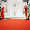 10ft Silk White Backdrop Drapes Curtain Wedding Ceremony Party Home Window Decor