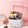 XLarge Cosmetic Skincare Organiser Tabletop Make-Up Storage Case 2 Drawers Box