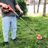 24V Cordless Strimmer Garden Grass Weed Electric Trimmer Edger Tool 2*Batteries